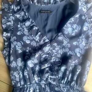 Banana Republic Blue Floral Dress